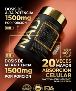 NAD + PREMIUM 1500MG EL ELIXIR DE LA LONGEVIDAD