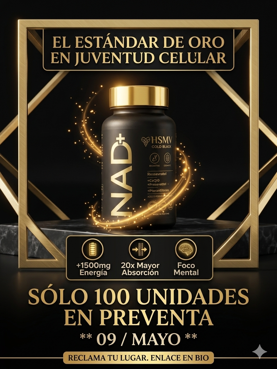 NAD + PREMIUM 1500MG EL ELIXIR DE LA LONGEVIDAD - Imagen 10