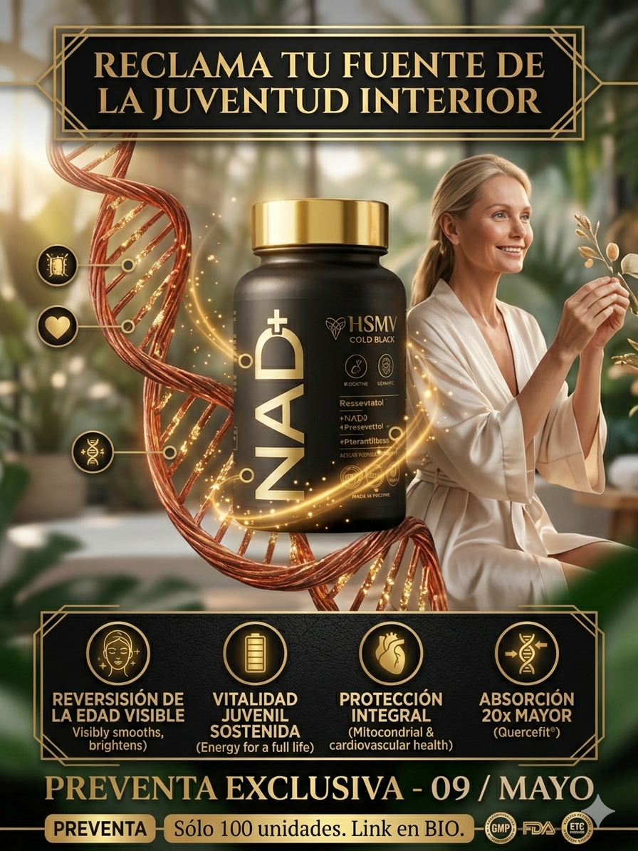 NAD + PREMIUM 1500MG EL ELIXIR DE LA LONGEVIDAD - Imagen 6