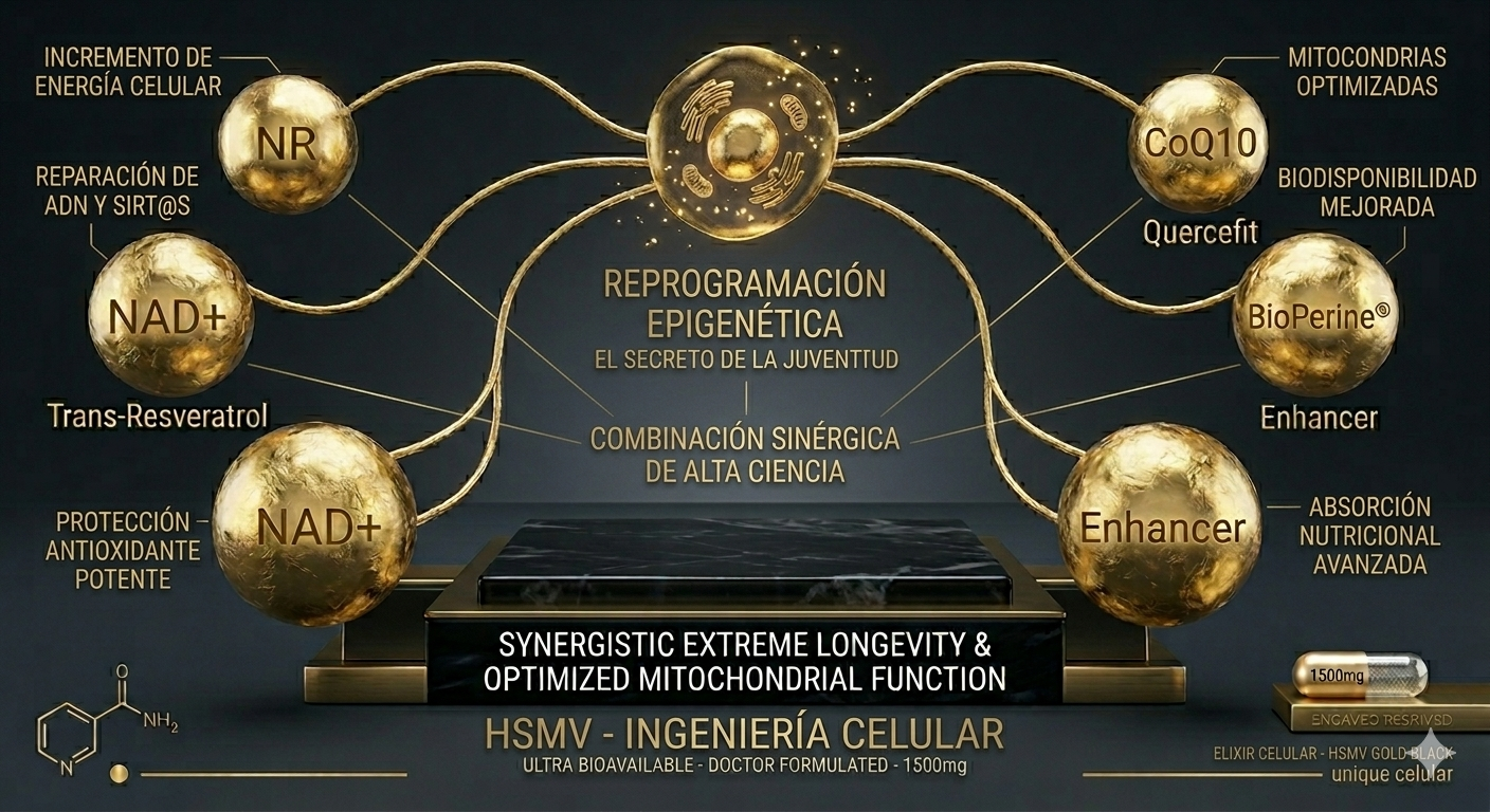 NAD + PREMIUM 1500MG EL ELIXIR DE LA LONGEVIDAD - Imagen 24