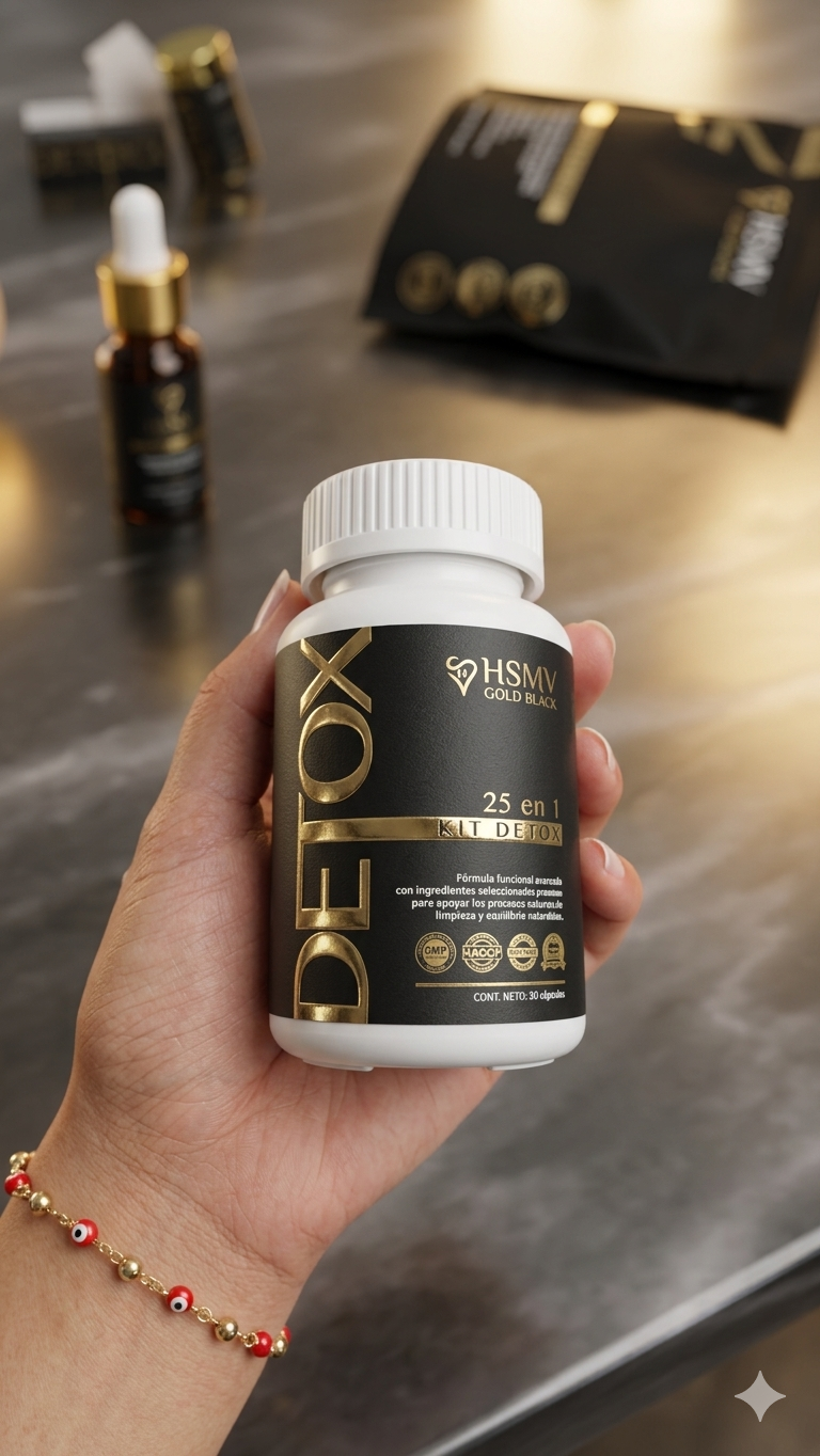 DETOX 25 EN 1 HSMV GOLD BLACK(45 DÍAS) - Imagen 5
