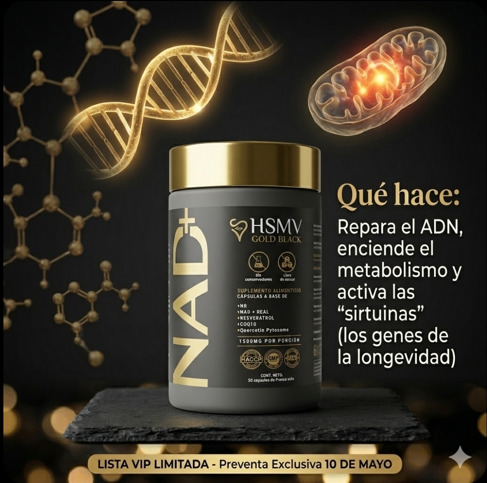 NAD + PREMIUM 1500MG EL ELIXIR DE LA LONGEVIDAD - Imagen 12