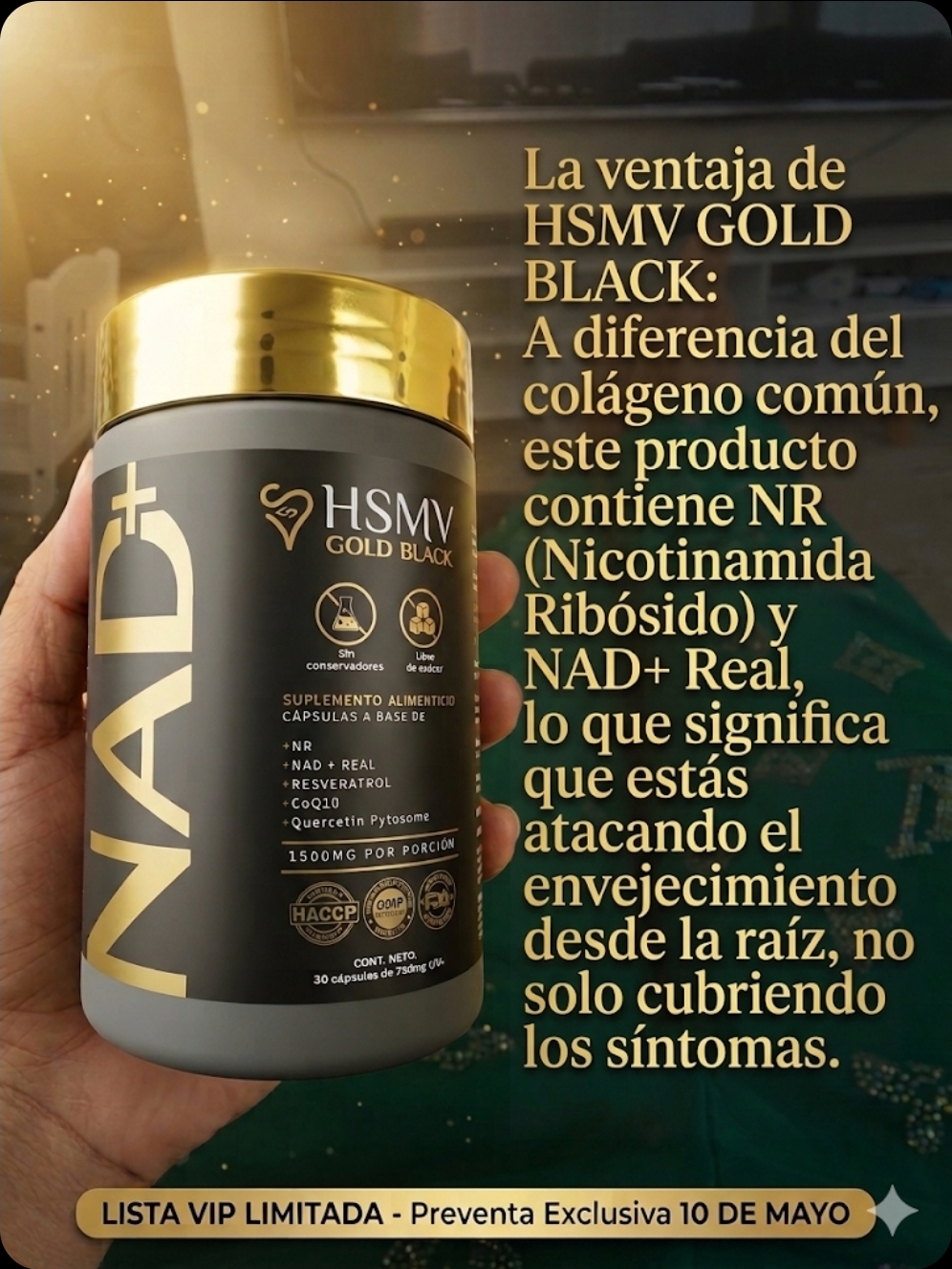 NAD + PREMIUM 1500MG EL ELIXIR DE LA LONGEVIDAD - Imagen 19