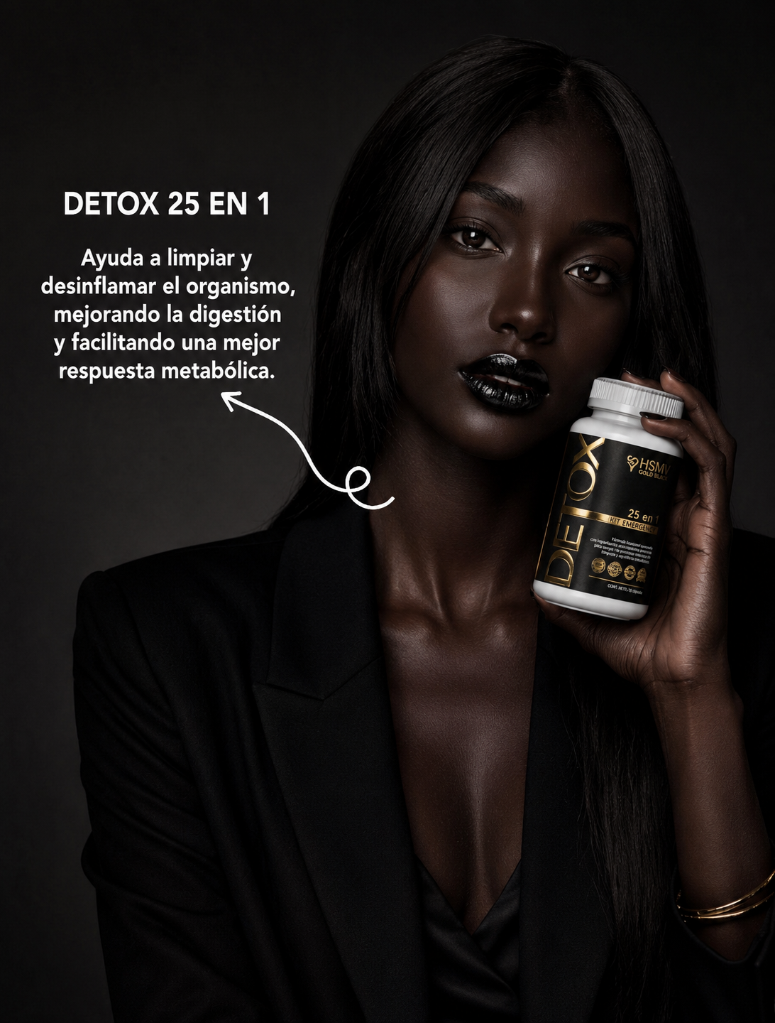 DETOX 25 EN 1 HSMV GOLD BLACK(45 DÍAS) - Imagen 7