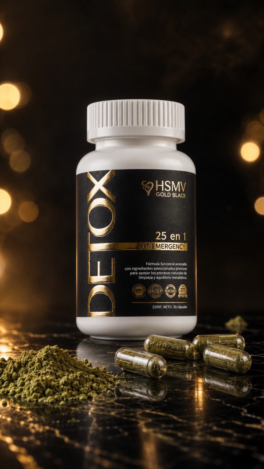 DETOX 25 EN 1 HSMV GOLD BLACK(45 DÍAS) - Imagen 4