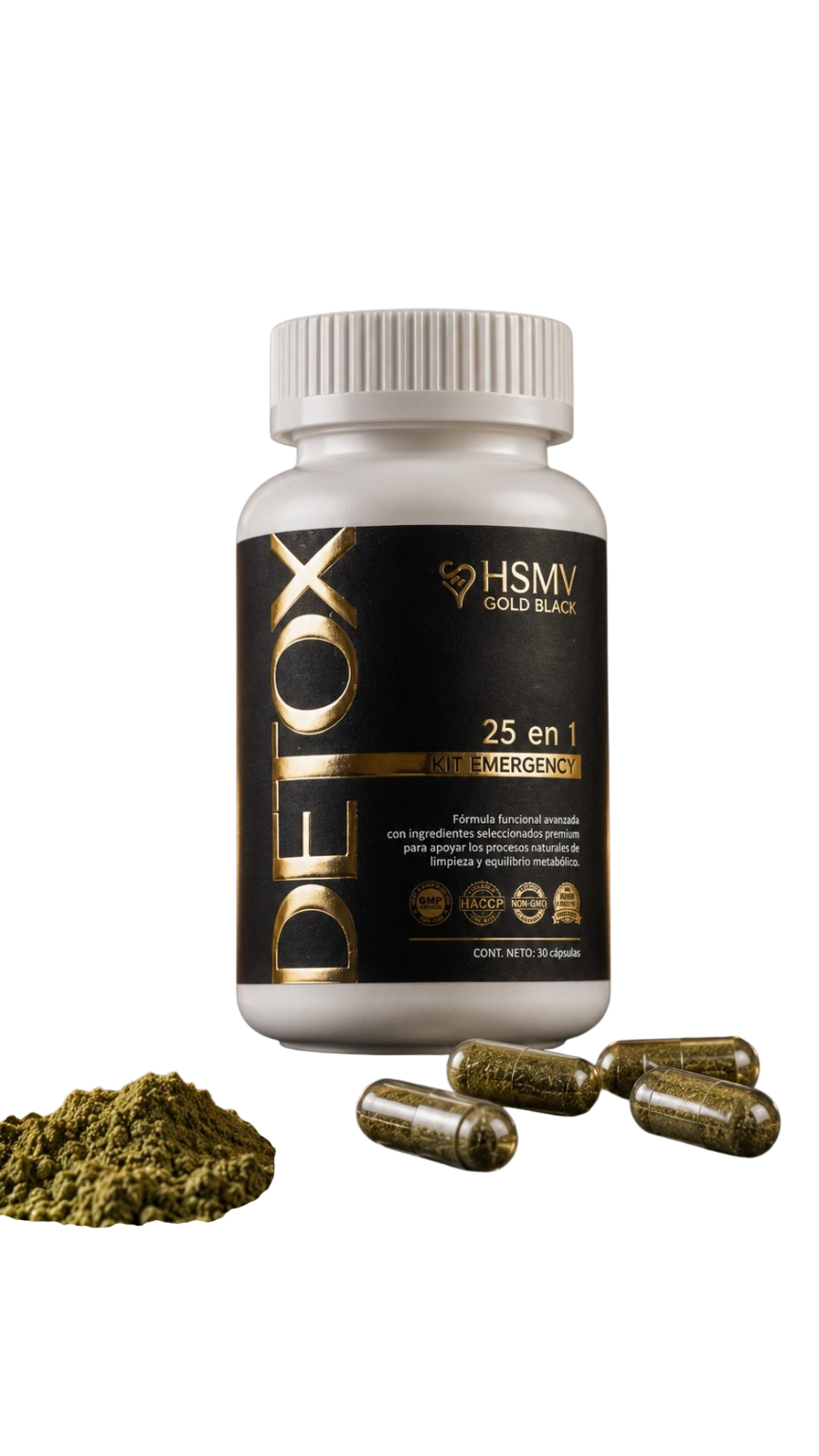 DETOX 25 EN 1 HSMV GOLD BLACK(45 DÍAS) - Imagen 6